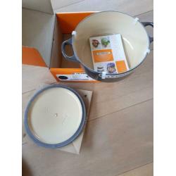 Le Creuset 20cm Antraciet NIEUW
