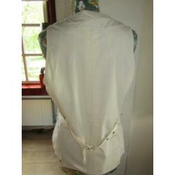 D838 OBJECT mt M gilet creme wolwit used look