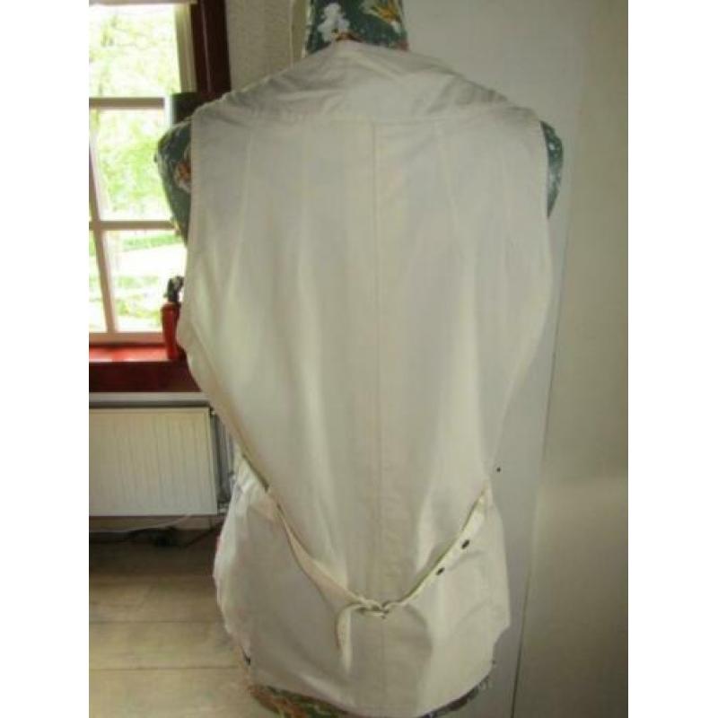 D838 OBJECT mt M gilet creme wolwit used look