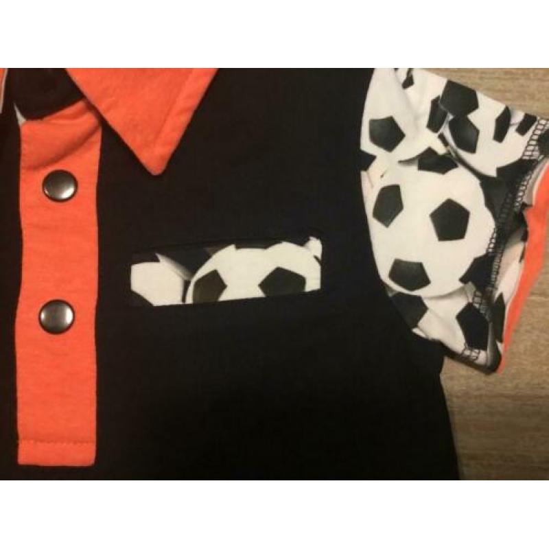 Nieuw polo Legends 22 zwart voetbal lente zomer merk 98/104
