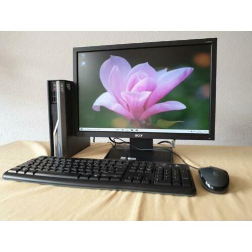 Super Compacte Pc / NUC + SSD HDMI W10 Met Lcd