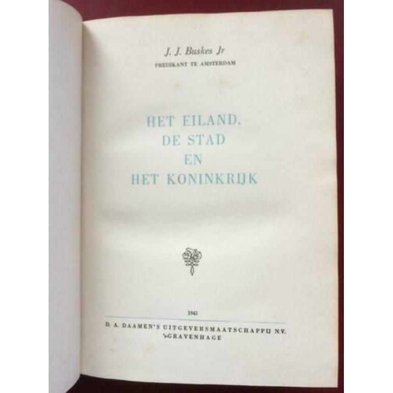 Het eiland, de stad en het koninkrijk, door ds. J.J. Buskes