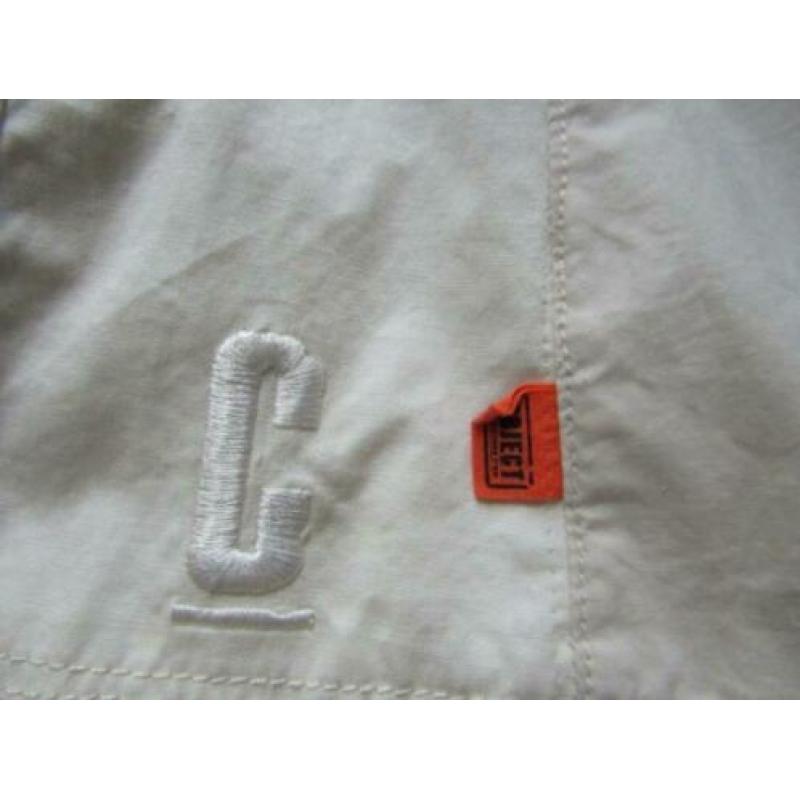 D838 OBJECT mt M gilet creme wolwit used look
