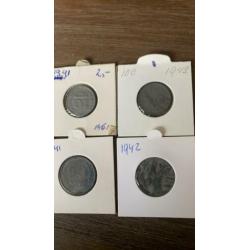 Zinken oorlogsgeld set