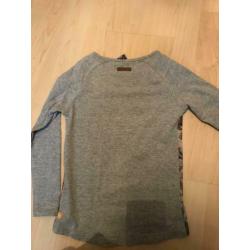 Retour longsleeve maat 116 grijs Zgan