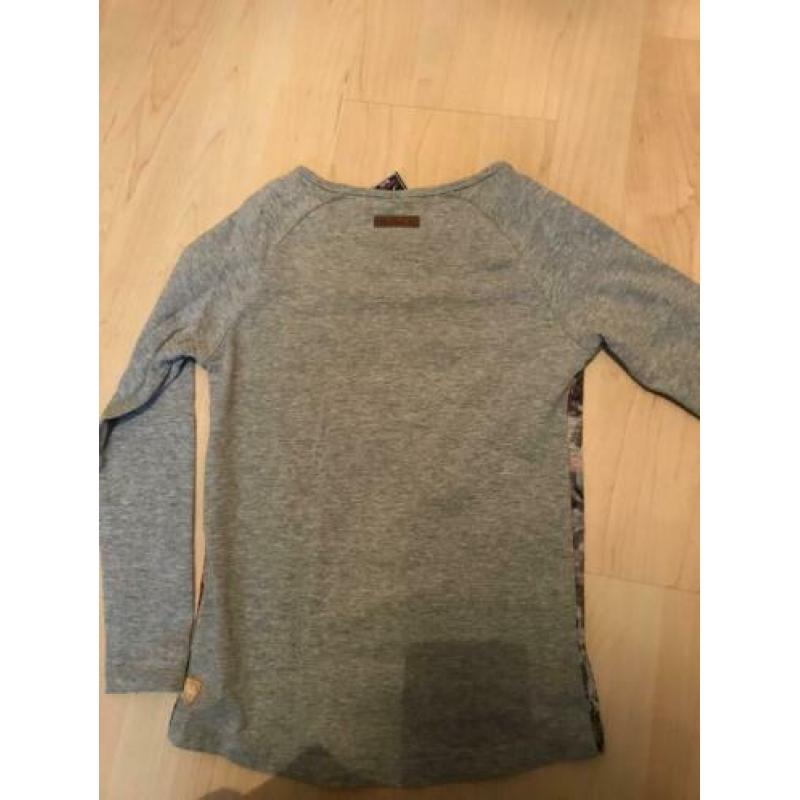 Retour longsleeve maat 116 grijs Zgan