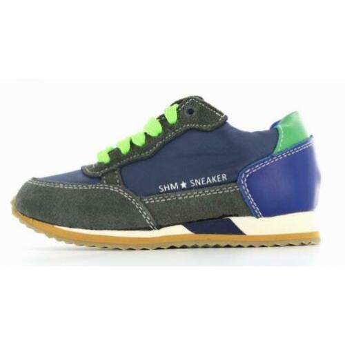 SHOESME maat 30 veter/rits blauw/grijs - gratis verzenden
