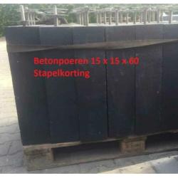 Betonpoeren: Veranda's / Overkappingen / Schuur / Carports