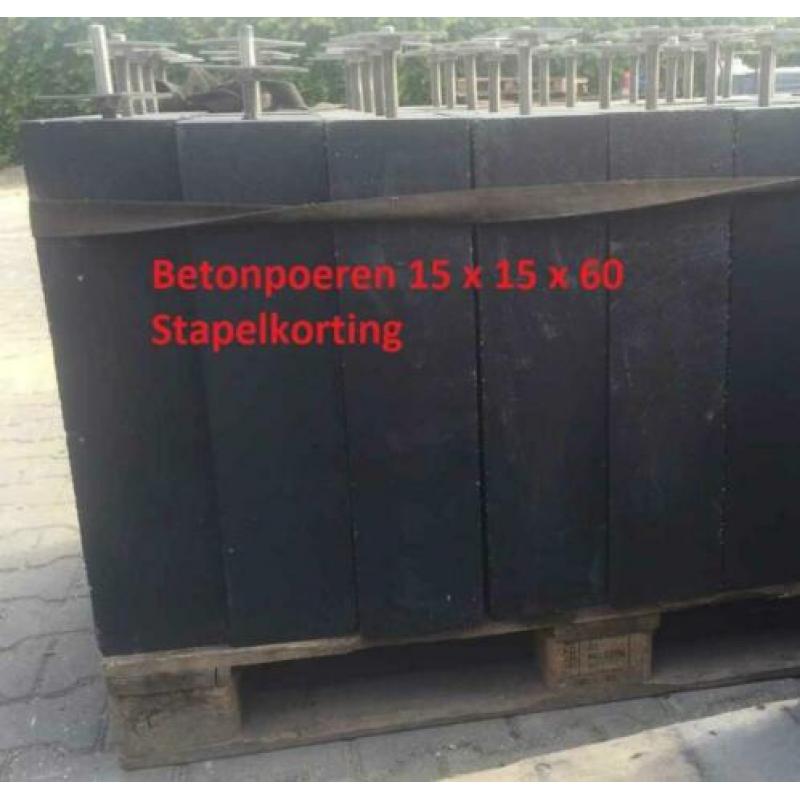 Betonpoeren: Veranda's / Overkappingen / Schuur / Carports