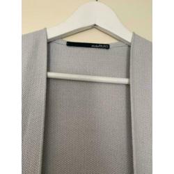 StudioRUIG - Lichtgrijs lange vest maat XS (nieuw)