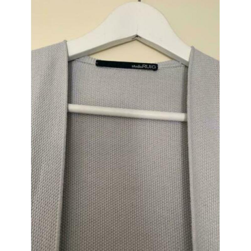 StudioRUIG - Lichtgrijs lange vest maat XS (nieuw)