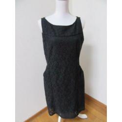 W21 aparte jurk RENE LEZARD blauw maat 40
