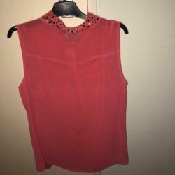 Feestelijke blouse roze Maat 170-176