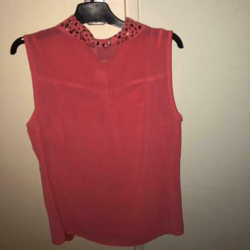 Feestelijke blouse roze Maat 170-176