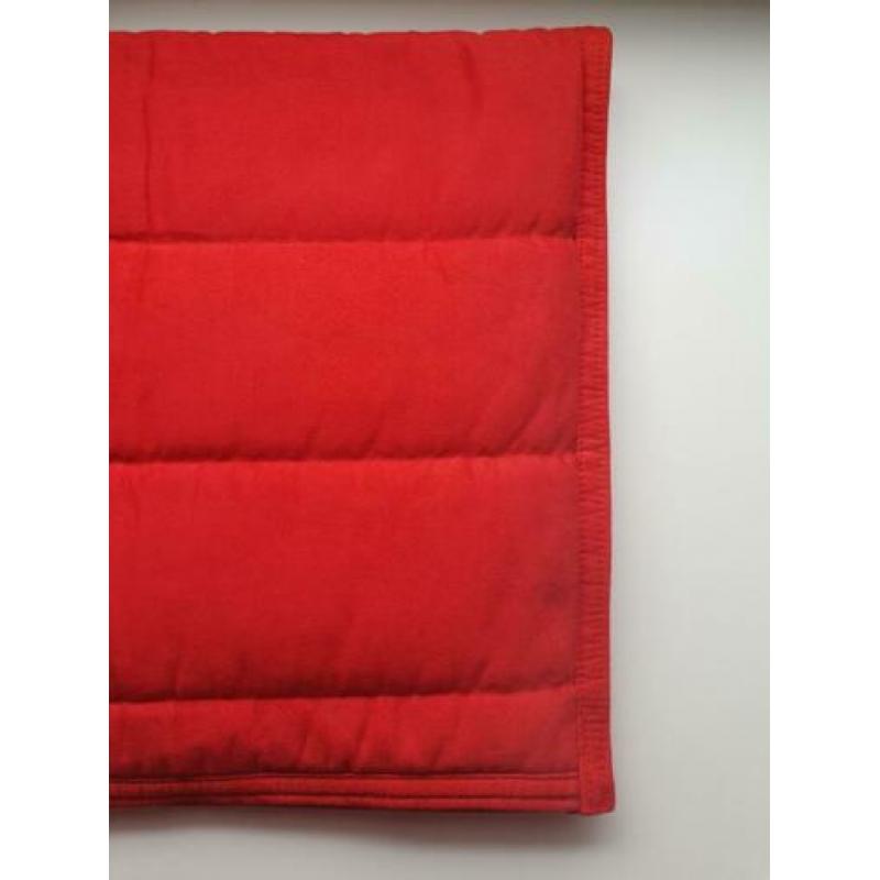 Rood zadeldekje dressuur full QHP puff pad