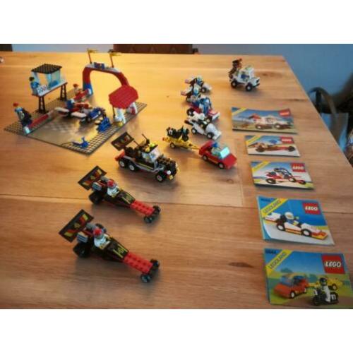 Lego grand prix 2000 racebaan 6381 met veel extra racewagens