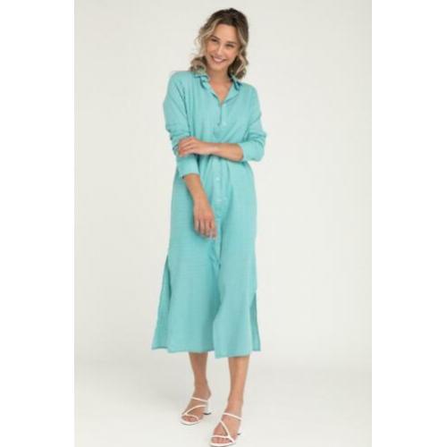 LEI DRESS NADEGE **NEW** (X)S zomer jurk lang NU €69-TIEN