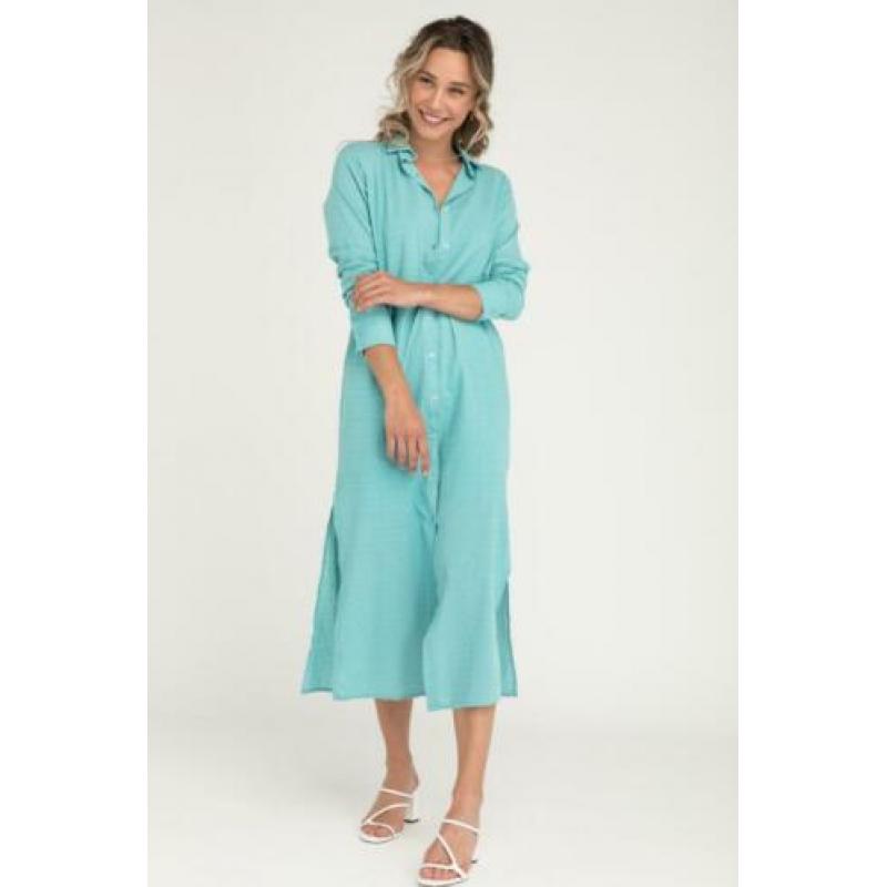 LEI DRESS NADEGE **NEW** (X)S zomer jurk lang NU €69-TIEN