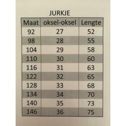 ?? Jurkje met eenhoorn (ook korte mouw mogelijk) maat 98