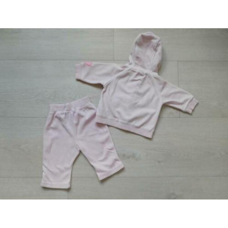 (B80) SALE! Roze velours H&M setje