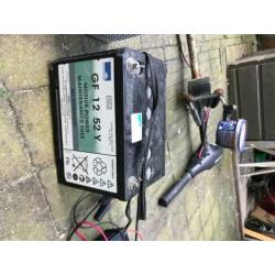Talamex Elektrische Buitenboordmotor 12V TM66 fluistermotor