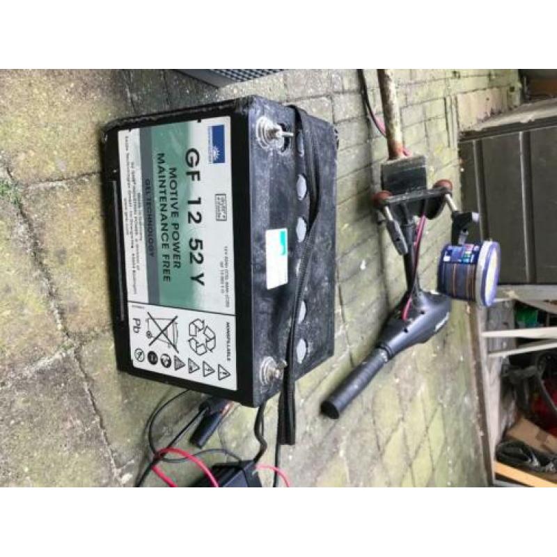Talamex Elektrische Buitenboordmotor 12V TM66 fluistermotor