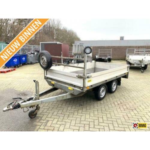 Saris degelijke dubbel-as plateauwagen 305x170 7/2014