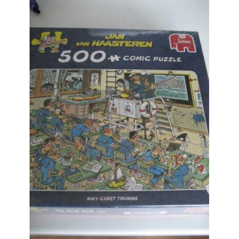 5 legpuzzels; J. v. Haasteren; Asterix; in één koop: € 25,00