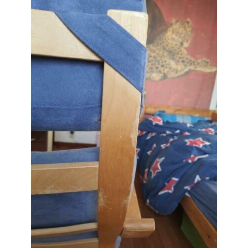 Ikea Poang relax stoel licht blauw