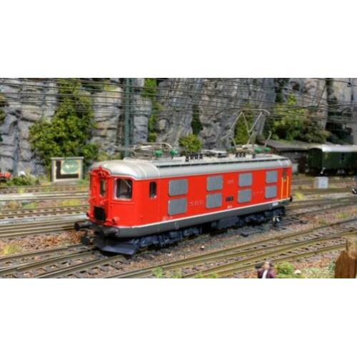 Hag SBB Re4/4-1 10010 rood H0 gelijkstroom digitaal