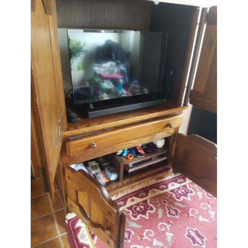 Kast tv kast voorraad kast huiskamer kast eikenhout