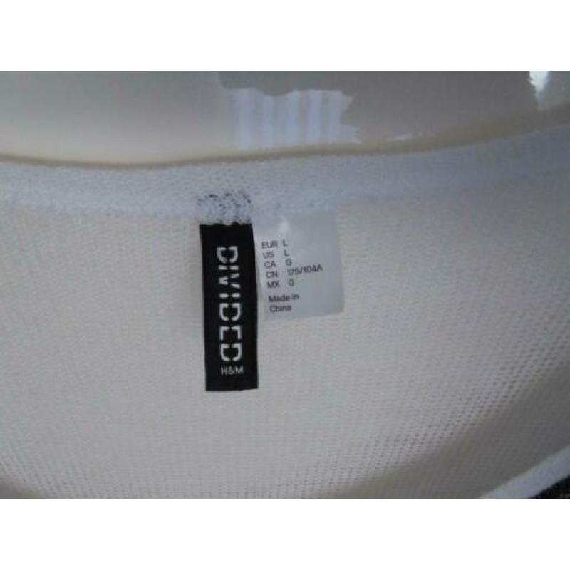 Aparte witte tuniek top van h&m divided mt L. ZGAN