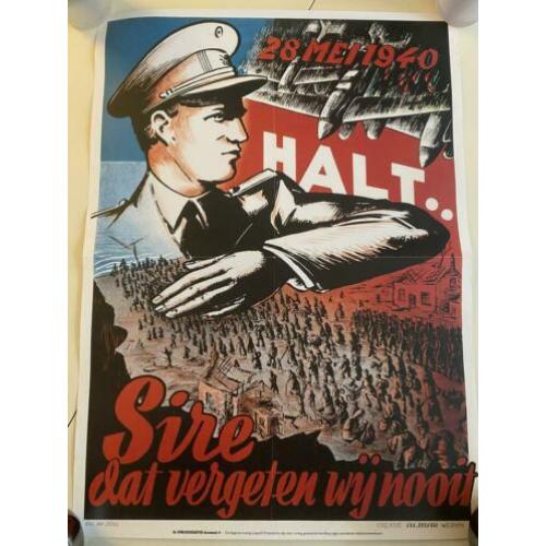 Collectors item. Poster uit De Oorlogskranten. Doc nr 6