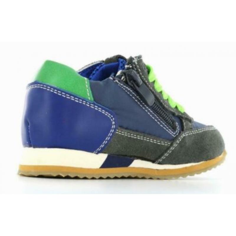 SHOESME maat 30 veter/rits blauw/grijs - gratis verzenden