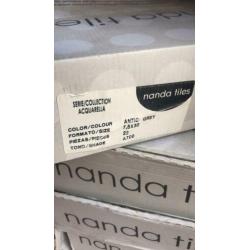 Nanda Tiles Acquarella kleur Arctic Grey