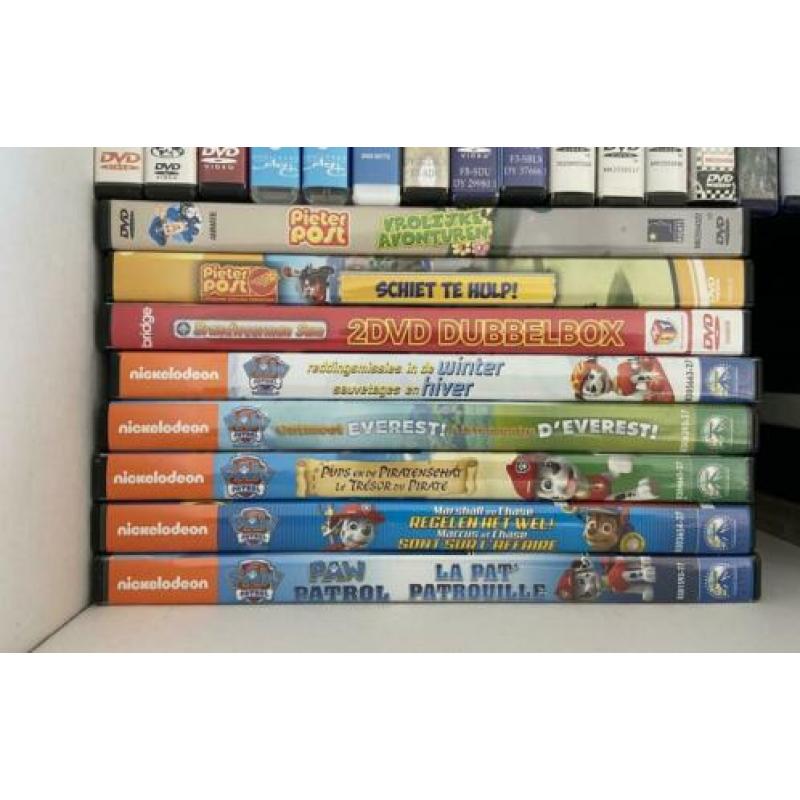 Ruim 60 dvd’s o.a van Disney, Nickelodeon en Pixar