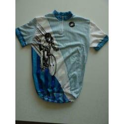 Castelli Rosate Vintage 70's Fietsshirt Maat 5 L NOS