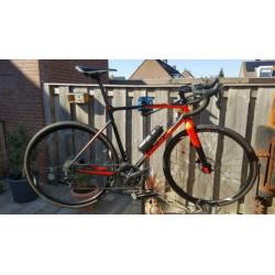 Een mooie giant tcx grevel bike.
