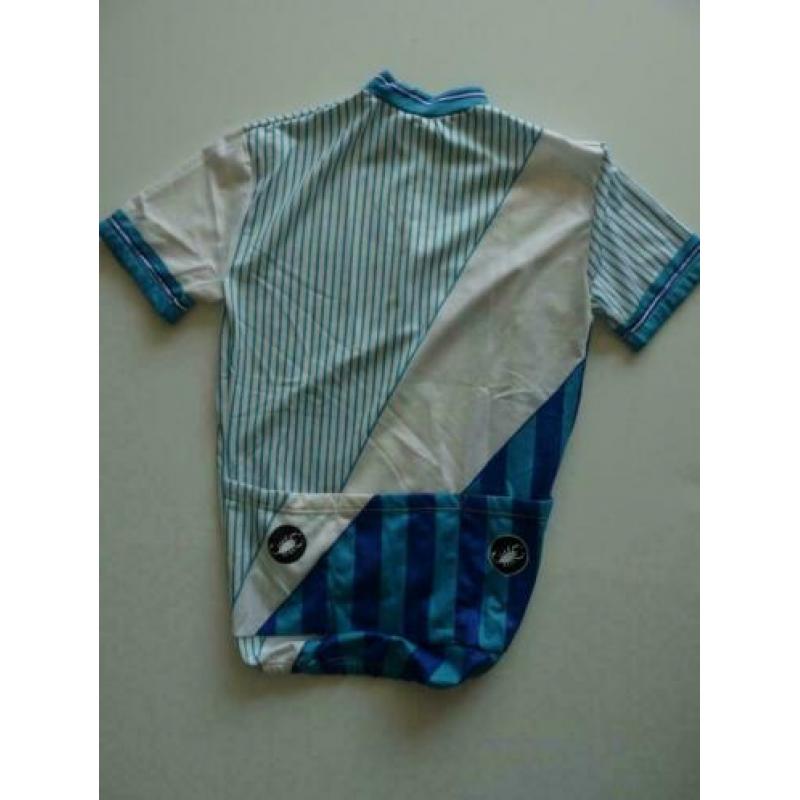 Castelli Rosate Vintage 70's Fietsshirt Maat 5 L NOS