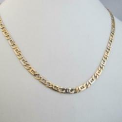14 Karaat Gouden Gewalste Gourmet Ketting 769-G
