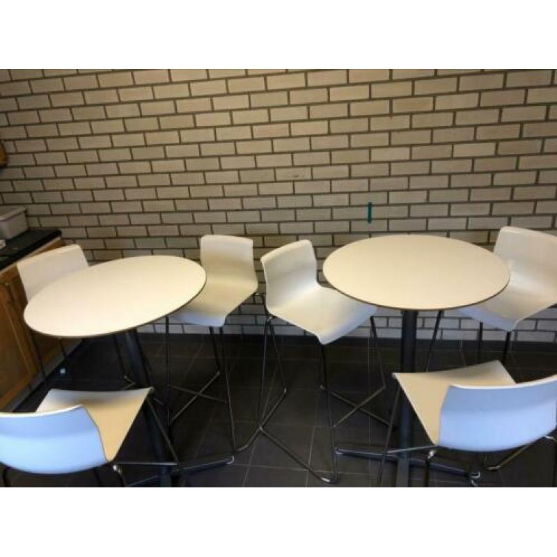 Statafels met krukken