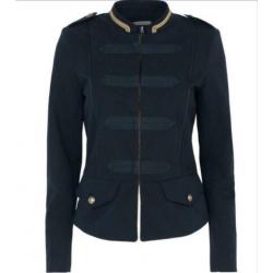 Geheel nieuwe donkerblauwe blazer van summum in maat 42