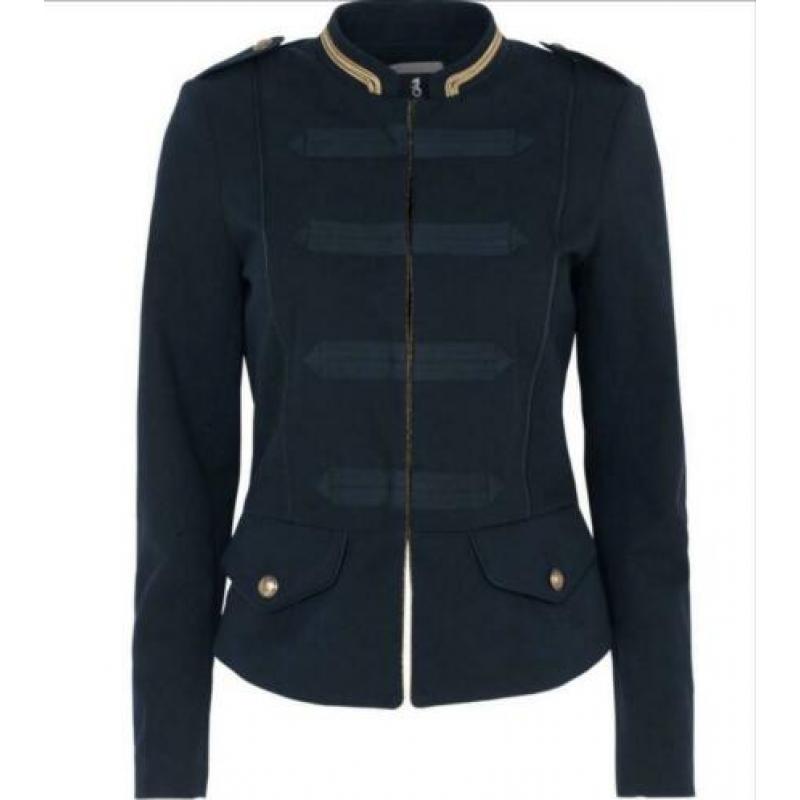 Geheel nieuwe donkerblauwe blazer van summum in maat 42