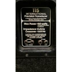 peavey 115 black widow 350 watt speaker 8 ohm