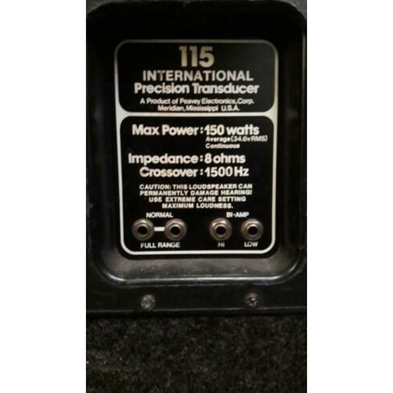 peavey 115 black widow 350 watt speaker 8 ohm