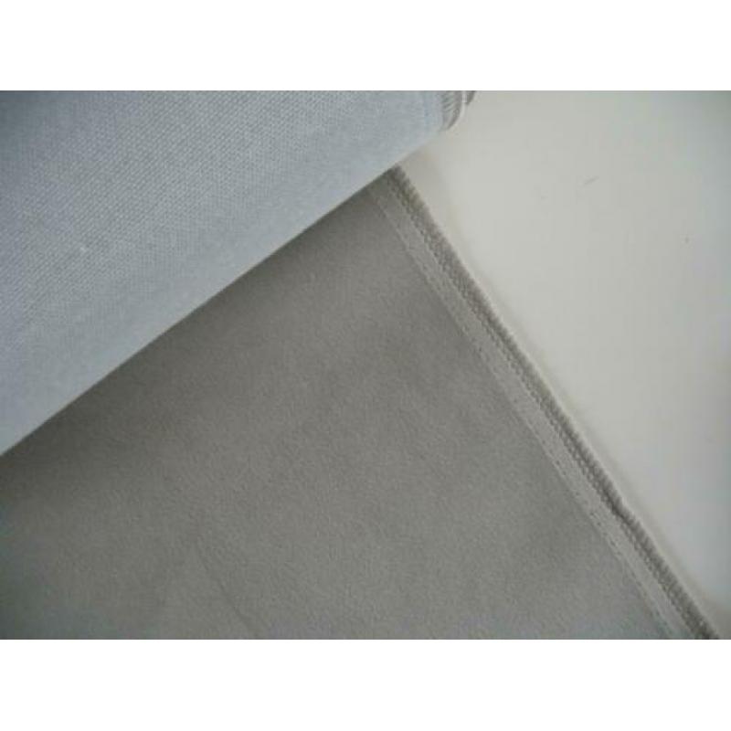 STOF VOOR DESIGN: 2 coupons Chivasso Kingham beige/grijs