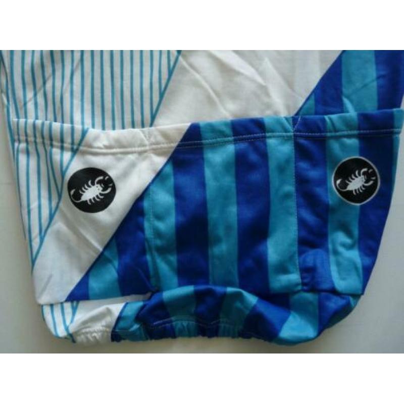 Castelli Rosate Vintage 70's Fietsshirt Maat 5 L NOS