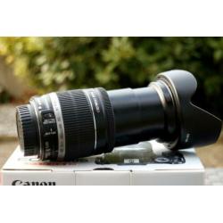 Canon topzoomlens De EF-S 18-200mm/F3.5-5.6 IS + UV +zkap