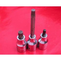 Drie ELORA XZN (veeltand) doppen met 1/2”aansluiting