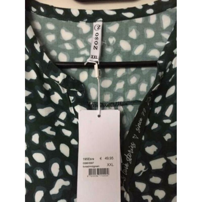 Zoso blouse/tuniek ESRA groen